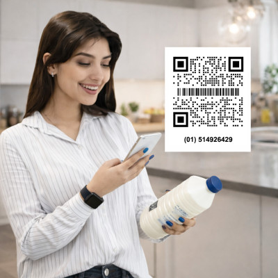 Marketing and sales with QR codes on food products