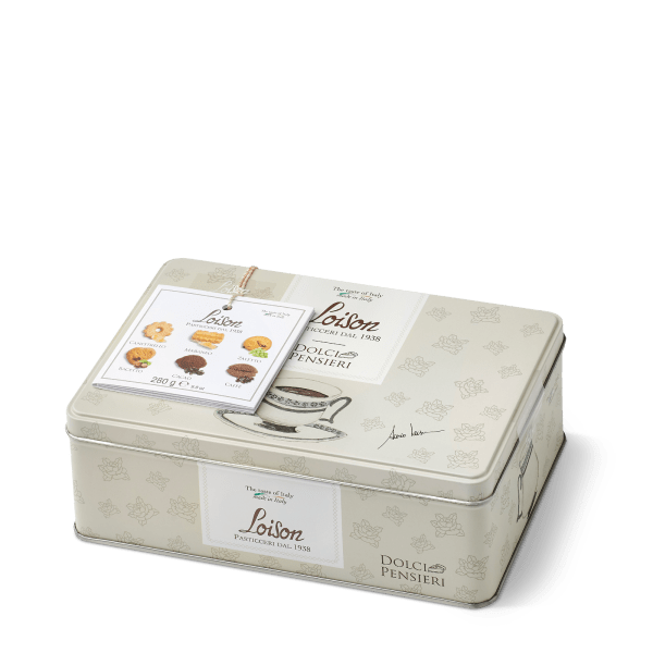 Biscotti Canestrello, Maraneo, Zaletto, Bacetto, Cacao, Caffè in latta
