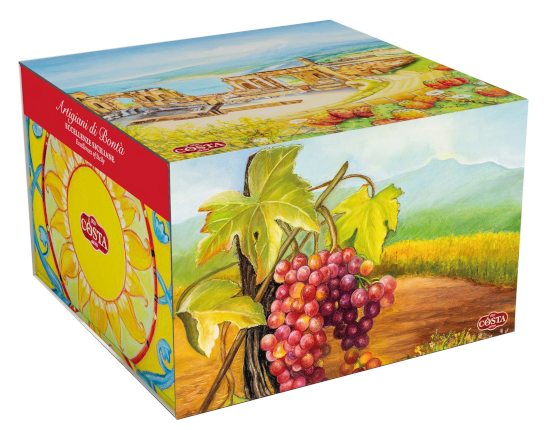 Panettone with Special Sicilian Packaging