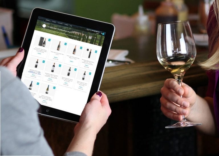 B2B digital marketing for wines in the food service industry