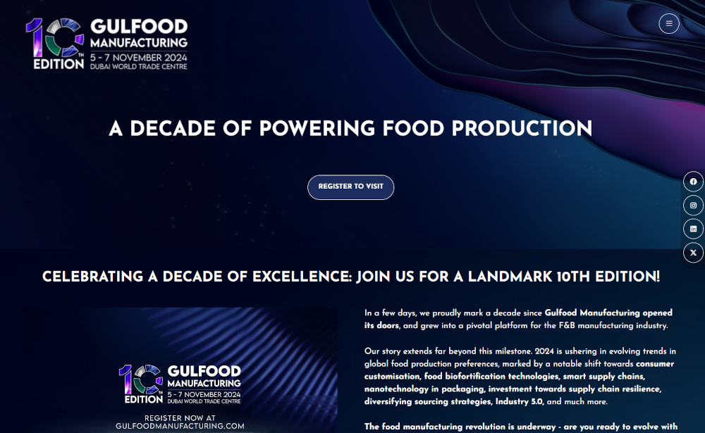 Gulfood Manufacturing 2024 a Dubai