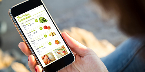Consumers omnichannel food shopping experience