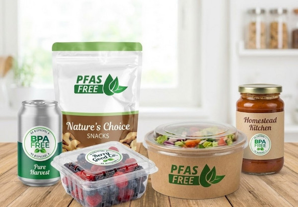 BPA-free and PFAS-free food packaging
