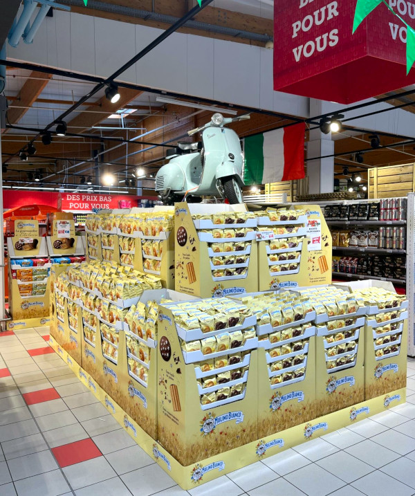 esempio 1: display di prodotti nel settore retail